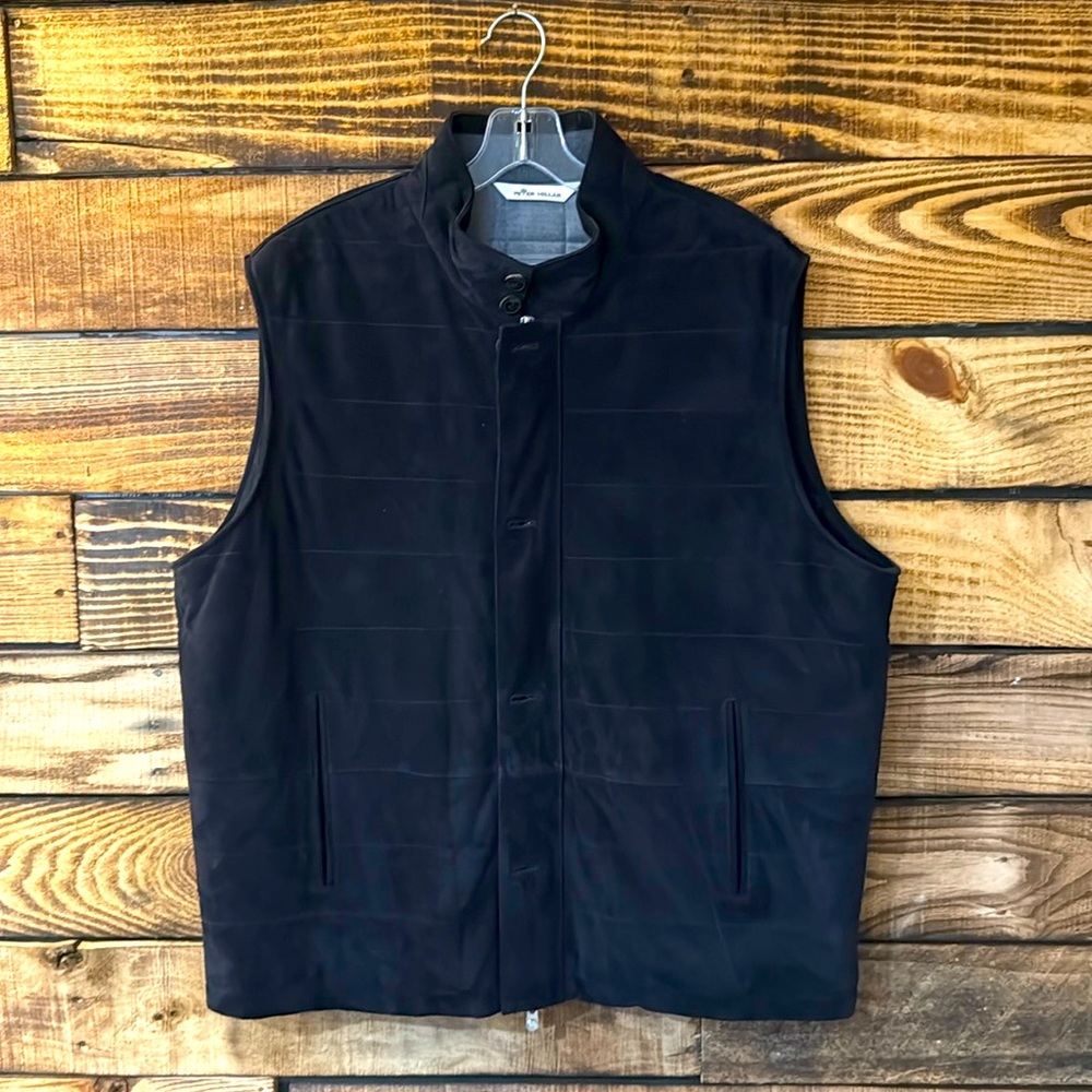 Peter Millar Suede Vest XL